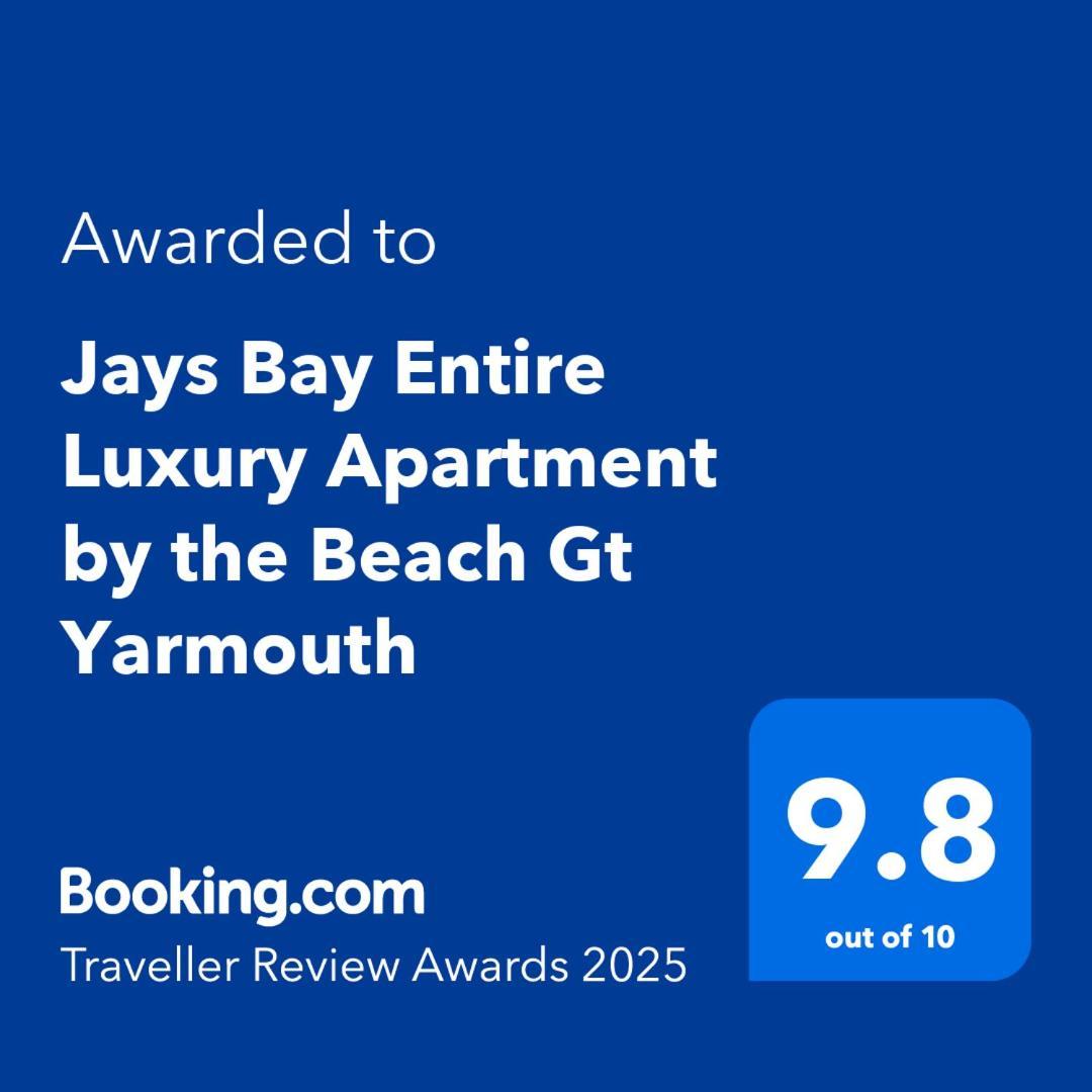 Jays Bay Entire Luxury Apartment By The Beach Gt Yarmouth Грейт-Ярмут Екстер'єр фото